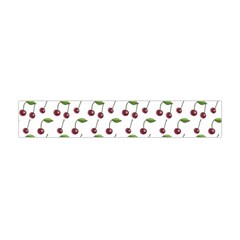 Musical Cherries Pattern Flano Scarf (mini) by emilyzragz