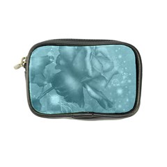 Wonderful Blue Soft Roses Coin Purse