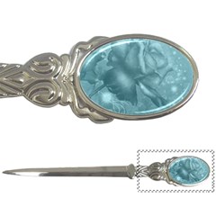 Wonderful Blue Soft Roses Letter Opener by FantasyWorld7