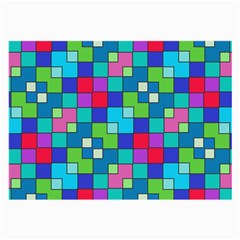 Retro Squares                                             Large Glasses Cloth