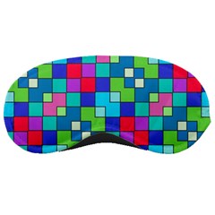 Retro Squares                                             Sleeping Mask by LalyLauraFLM