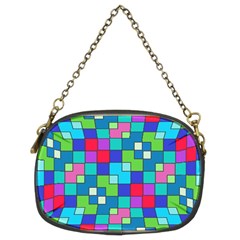 Retro Squares                                        Chain Purse (two Sides) by LalyLauraFLM