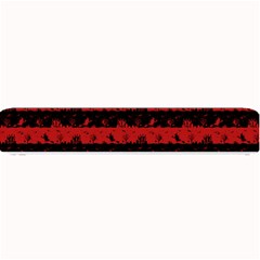 Blood Red And Black Halloween Nightmare Stripes  Small Bar Mats by PodArtist