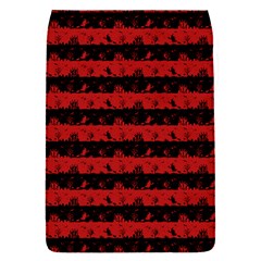 Blood Red And Black Halloween Nightmare Stripes  Removable Flap Cover (s) by PodArtist