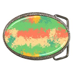 Spots In Retro Colors                                             Belt Buckle