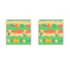 Spots In Retro Colors                                             Cufflinks (square) by LalyLauraFLM