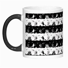 Black And White Halloween Nightmare Stripes Morph Mugs by PodArtist