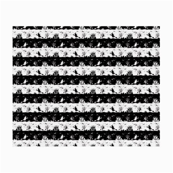 Black and White Halloween Nightmare Stripes Small Glasses Cloth (2-Side)