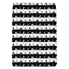 Black And White Halloween Nightmare Stripes Removable Flap Cover (l) by PodArtist