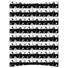 Black And White Halloween Nightmare Stripes Back Support Cushion