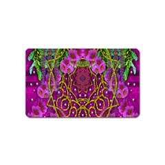 Star Of Freedom Ornate Rainfall In The Tropical Rainforest Magnet (name Card) by pepitasart