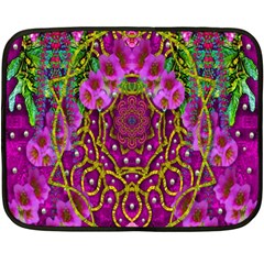 Star Of Freedom Ornate Rainfall In The Tropical Rainforest Double Sided Fleece Blanket (mini)  by pepitasart