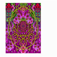 Star Of Freedom Ornate Rainfall In The Tropical Rainforest Large Garden Flag (two Sides) by pepitasart