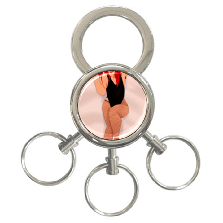 Thiccklesmakeup 3-Ring Key Chains