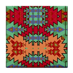 Misc Tribal Shapes                                               Tile Coaster by LalyLauraFLM