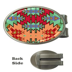 Misc Tribal Shapes                                               Money Clip (oval) by LalyLauraFLM