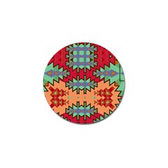 Misc Tribal Shapes                                               Golf Ball Marker (4 Pack) by LalyLauraFLM