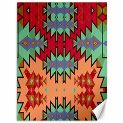 Misc Tribal Shapes                                               Canvas 36  X 48  by LalyLauraFLM