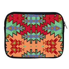 Misc Tribal Shapes                                         Apple Ipad 2/3/4 Protective Soft Case by LalyLauraFLM