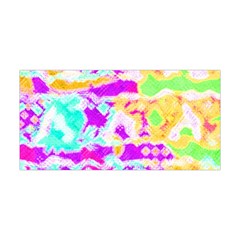 Pink Yellow Blue Green Texture                                                 Yoga Headband by LalyLauraFLM