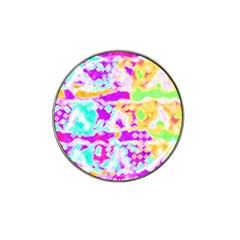 Pink Yellow Blue Green Texture                                                 Hat Clip Ball Marker