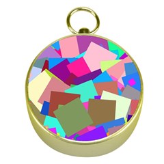 Colorful Squares                                                  Gold Compass by LalyLauraFLM