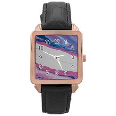 SORROW 2 Rose Gold Leather Watch 