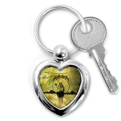 Awesome Creepy Skeleton With Skull Key Chains (heart)  by FantasyWorld7