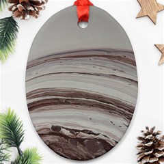 Brown Round Ornament (oval) by WILLBIRDWELL