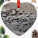 SNAKE SKIN Heart Ornament (Two Sides) Front