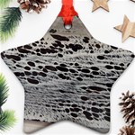 SNAKE SKIN Star Ornament (Two Sides) Back