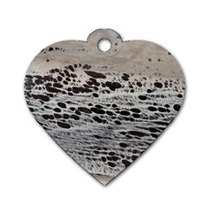 Snake Skin Dog Tag Heart (two Sides) by WILLBIRDWELL