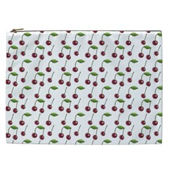 Musical Cherries Pattern Cosmetic Bag (xxl)