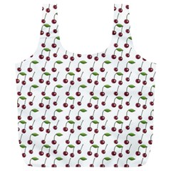 Musical Cherries Pattern Full Print Recycle Bag (xl) by emilyzragz