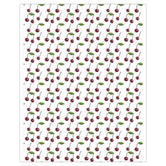 Musical Cherries Pattern Drawstring Bag (small) by emilyzragz