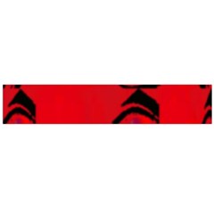 Red And Black Design By Flipstylez Designs Large Flano Scarf 