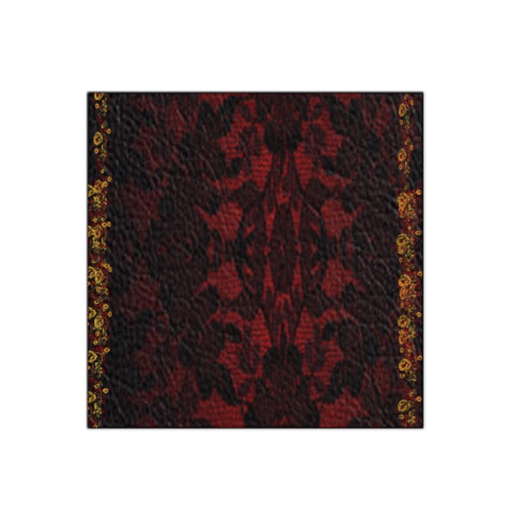 Black lace burgundy design by FlipStylez Designs Satin Bandana Scarf