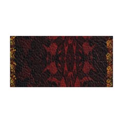 Black Lace Burgundy Design By Flipstylez Designs Yoga Headband by flipstylezfashionsLLC