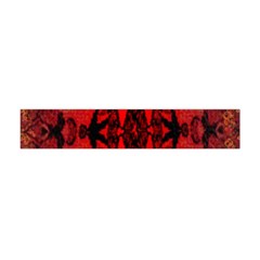 Bright Red Fashion Lace Design By Flipstylez Designs Flano Scarf (mini) by flipstylezfashionsLLC