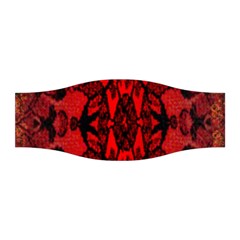 Bright Red Fashion Lace Design By Flipstylez Designs Stretchable Headband by flipstylezfashionsLLC