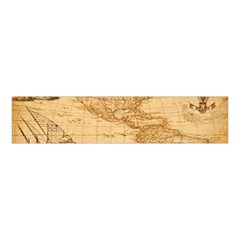 Map Discovery America Ship Train Velvet Scrunchie