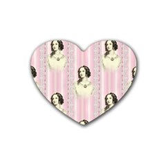 Victorian 1568436 1920 Rubber Coaster (heart) 