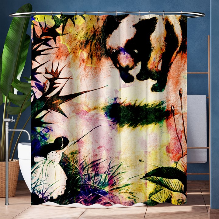 Vintage 1794650 1920 Shower Curtain 60  x 72  (Medium) 