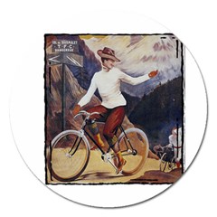 Bicycle 1763235 1280 Magnet 5  (round) by vintage2030