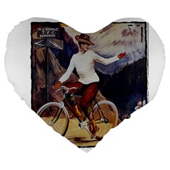 Bicycle 1763235 1280 Large 19  Premium Heart Shape Cushions by vintage2030