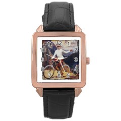 Bicycle 1763235 1280 Rose Gold Leather Watch 