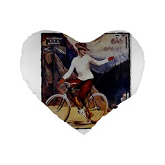 Bicycle 1763235 1280 Standard 16  Premium Flano Heart Shape Cushions by vintage2030