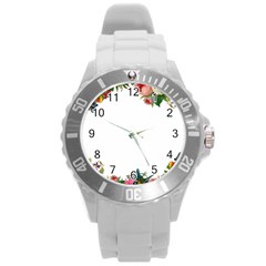 Flower 1770191 1920 Round Plastic Sport Watch (l) by vintage2030