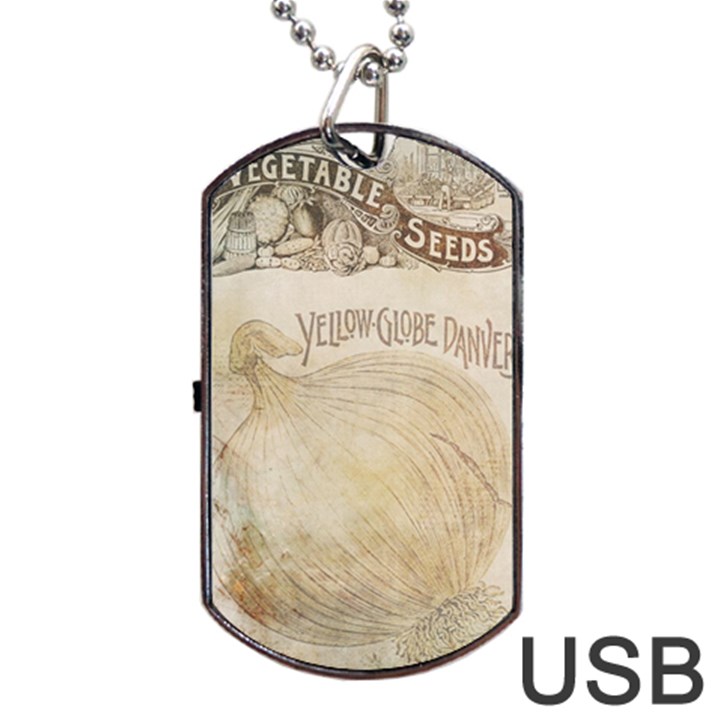 Background 1776456 1280 Dog Tag USB Flash (One Side)