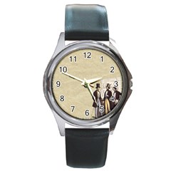 Background 1775359 1920 Round Metal Watch